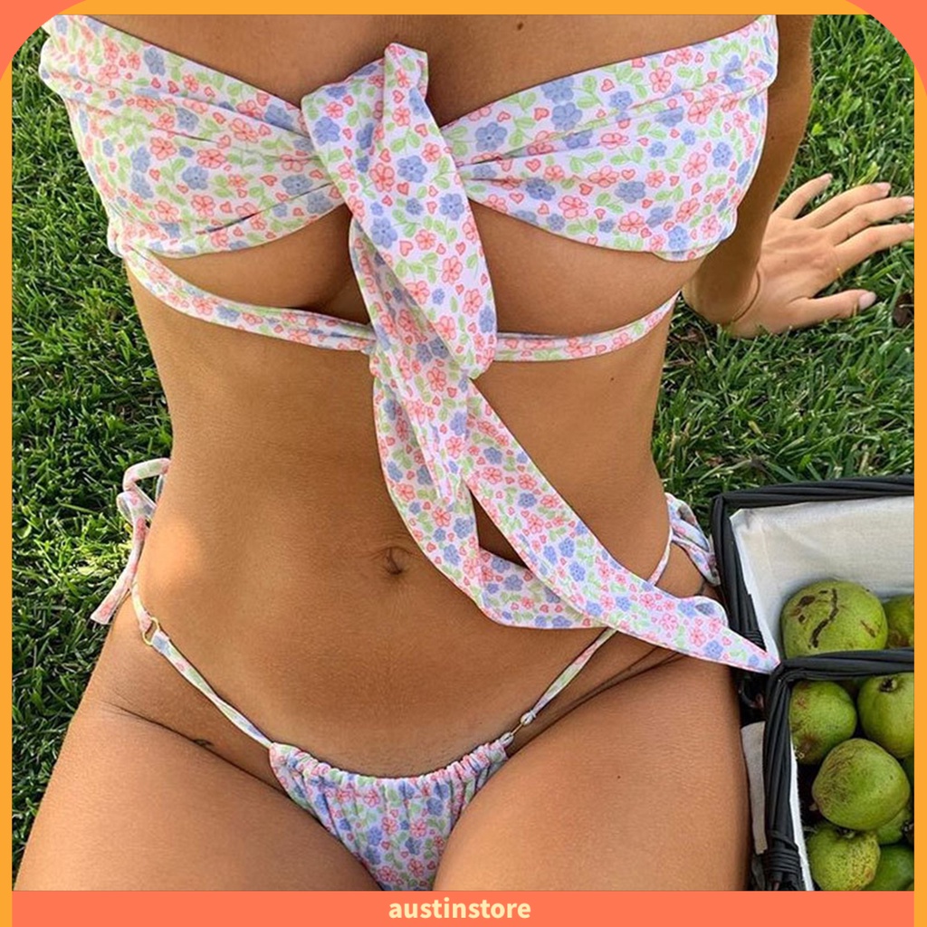 Bộ Đồ Bơi Bikini 2 Mảnh Quyến Rũ Cho Nữ