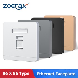 Đĩa đá treo tường 1 / 2 cổng 86 tpye ul cho rj45 keystone