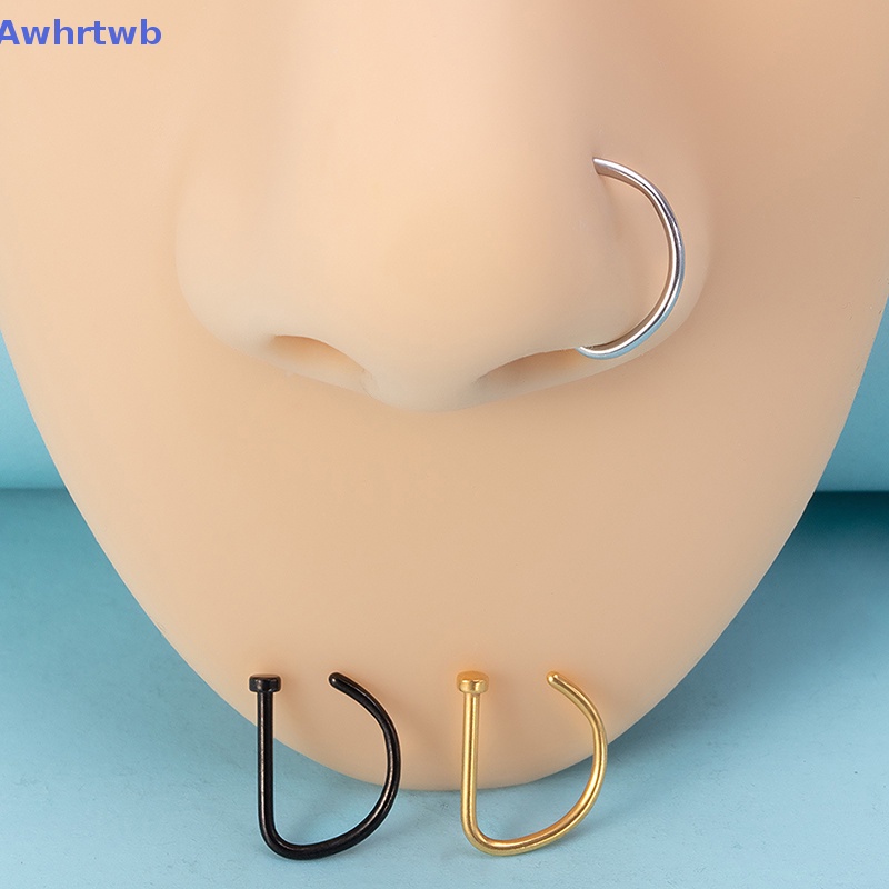 Set 3 Khuyên Mũi 18G Bằng Thép Không Gỉ Cá Tính Mới