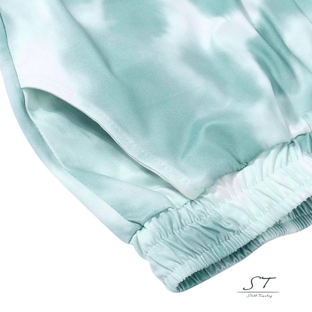 Quần Dài Dáng Suông Lưng Cao Co Giãn Có Túi Bên Hông Nhuộm Màu CY03 Cho Nữ