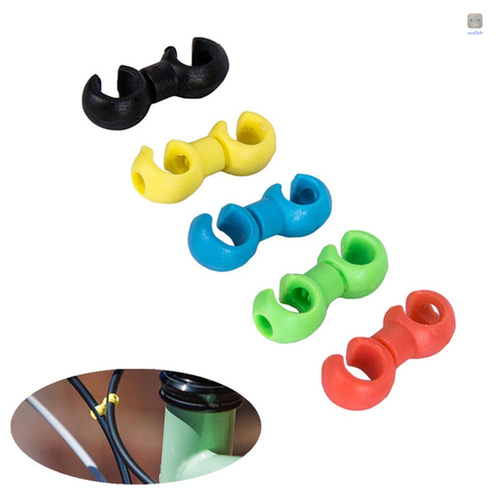 Set 10 Kẹp Giữ Dây Cáp Xe Đạp Leo Núi Tiện Lợi