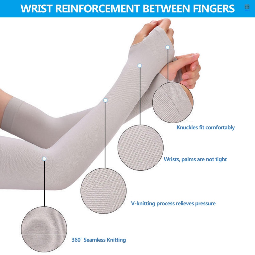 Găng Tay Chống Nắng / Chống Lạnh Bảo Vệ Cánh Tay Khi Lái Xe Ngoài Trời Cho Nam / Nữ