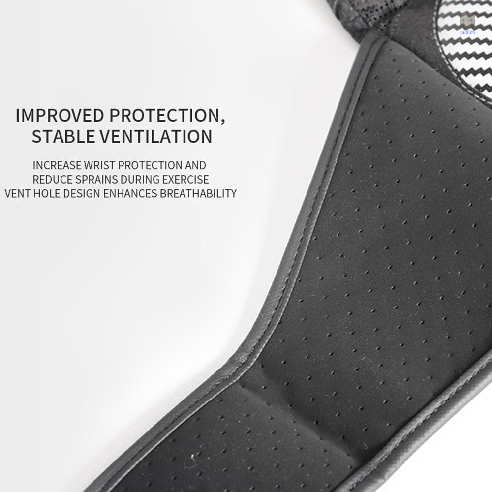 Găng Tay Thể Thao Hở Ngón Bằng Da Lộn Thoáng Khí Cho Nam Và Nữ