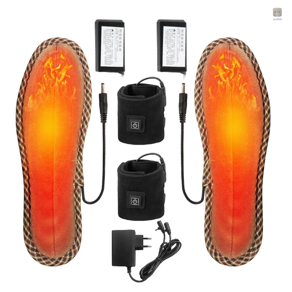 Đế Lót Giày Sưởi Ấm Bằng Điện Có Thể Sạc Lại Dành Cho Nam Nữ