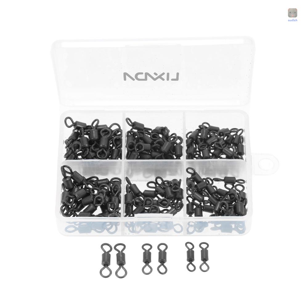 Bộ 150 Phụ Kiện Cho Máy In Lixada 150pc / lot 2# 3# 4# Móc Nối Xoay Câu Cá Chuyên Dụng