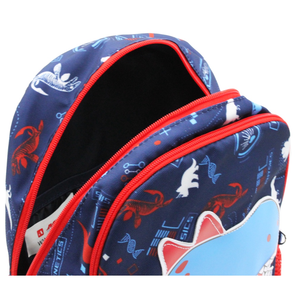 Ba Lô Học Sinh Bé Trai Size S - Dino - Miti BL1082S-DIN-X.DEN-DO - Màu Xanh Đen