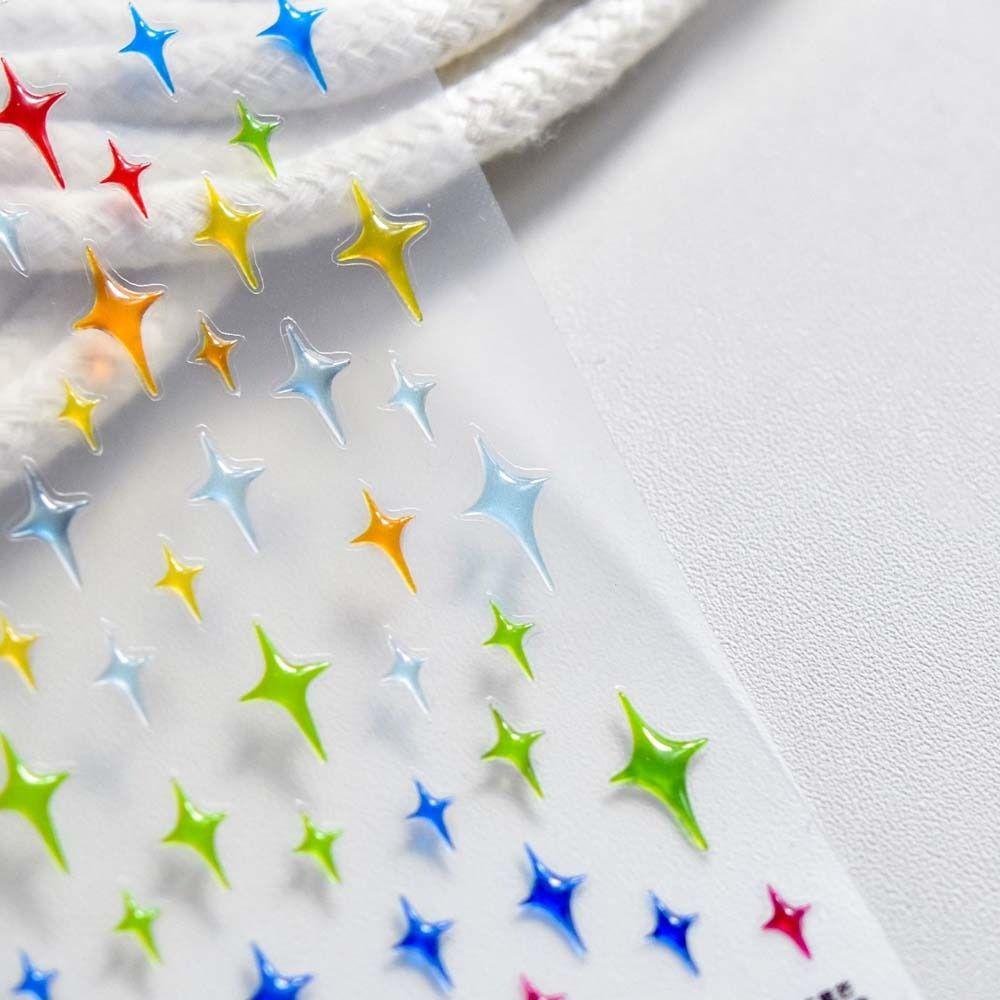 Set 26 Miếng Dán Trang Trí Móng Tay Nhiều Màu Sắc