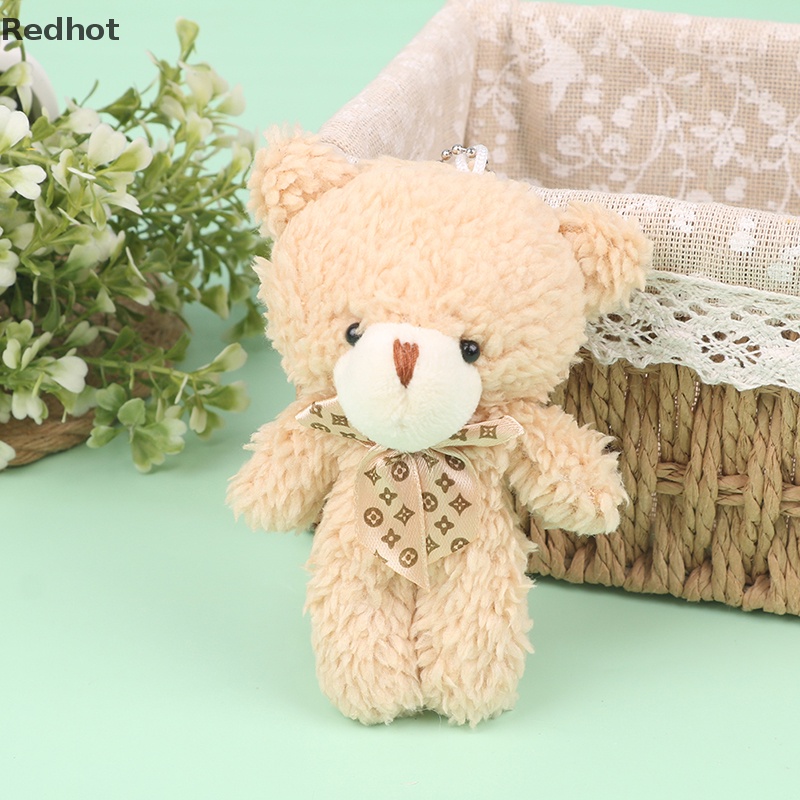 < Redhot > Móc Khóa Gấu Bông Mini Dễ Thương Trang Trí Tiệc Cưới Giáng Sinh
