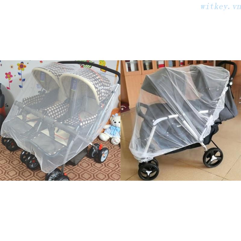 Vỏ Bọc Xe Đẩy Em Bé Chống Muỗi Thiết Kế Thoáng Khí Tiện Dụng Mang Theo Du Lịch