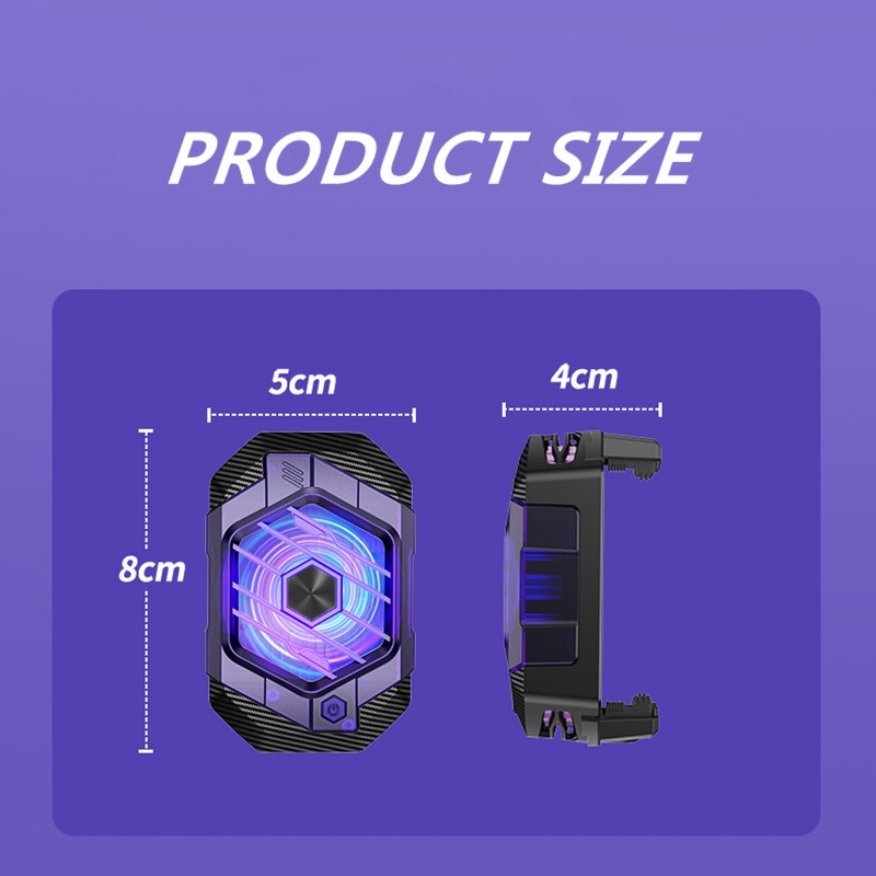 Quạt Tản Nhiệt Bán Dẫn 2023 X65 24w Chuyên Dụng Cho Điện Thoại Di Động 3 Gear