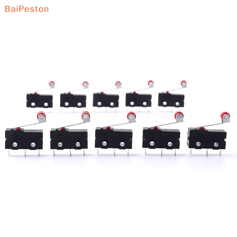 Set 10 Công Tắc Giới Hạn Mini Với Tay Cầm Con Lăn SPDT Snap Action LOT