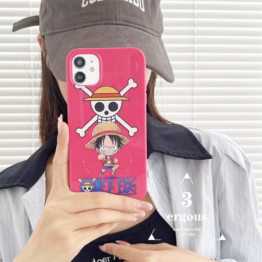 Ốp Điện Thoại TPU Mềm Họa Tiết ONE PIECE Cho IPhone 14 13 12 11 Pro Max SE2020 X XR Xs Max 7 8 6 6s Plus