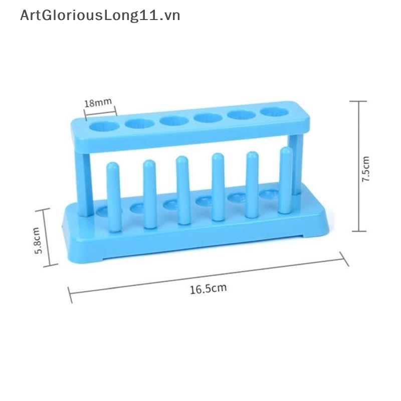 Giá Đỡ Ống Nghiệm Bằng Nhựa Màu Đỏ Chuyên Dụng Cho Phòng Thí Nghiệm / Trường Học