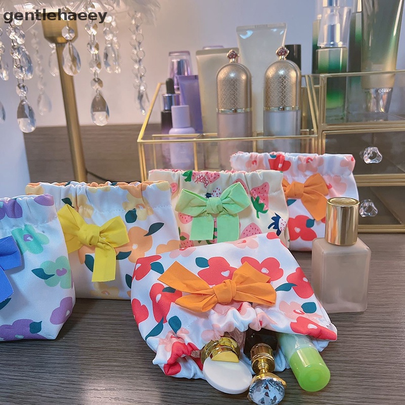 Gent Ins Túi Đựng Mỹ Phẩm Thẻ Tai Nghe Thẻ Son Môi Tự Động Đóng Sắp Trang Sức Đi Du Lịch EN