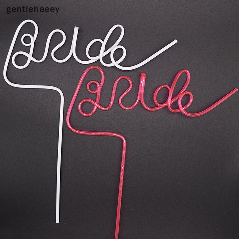 Gent Bride To Be Ống Hút Mùa Hè Trang Trí Đám Cưới Đính Hôn Cô Dâu