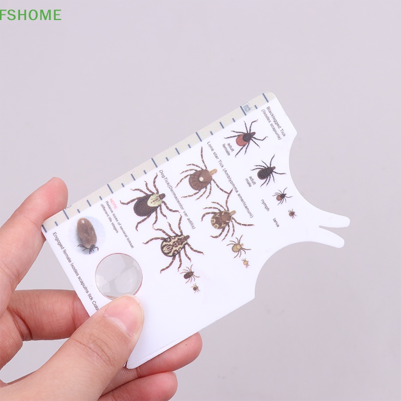 Thẻ Đánh Dấu Tick Di Động Kèm Kính Lúp Chuyên Dụng Cho Thú Cưng Mới