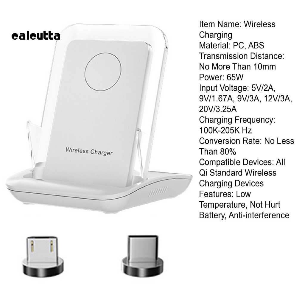 1 Bộ Đế Sạc Điện Thoại Không Dây Chống Trượt Không Làm Đau