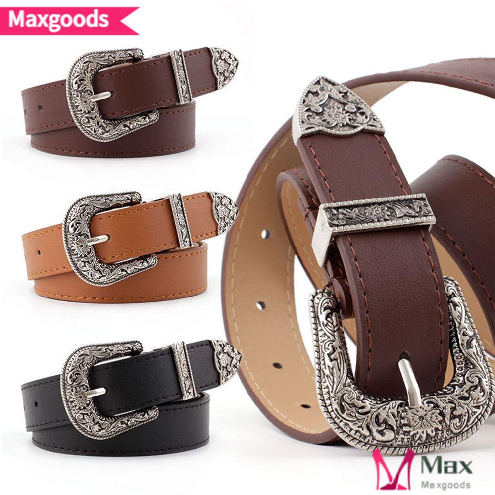 Thắt Lưng Khóa Cài Chạm Khắc Cổ Điển Dễ Phối Đồ