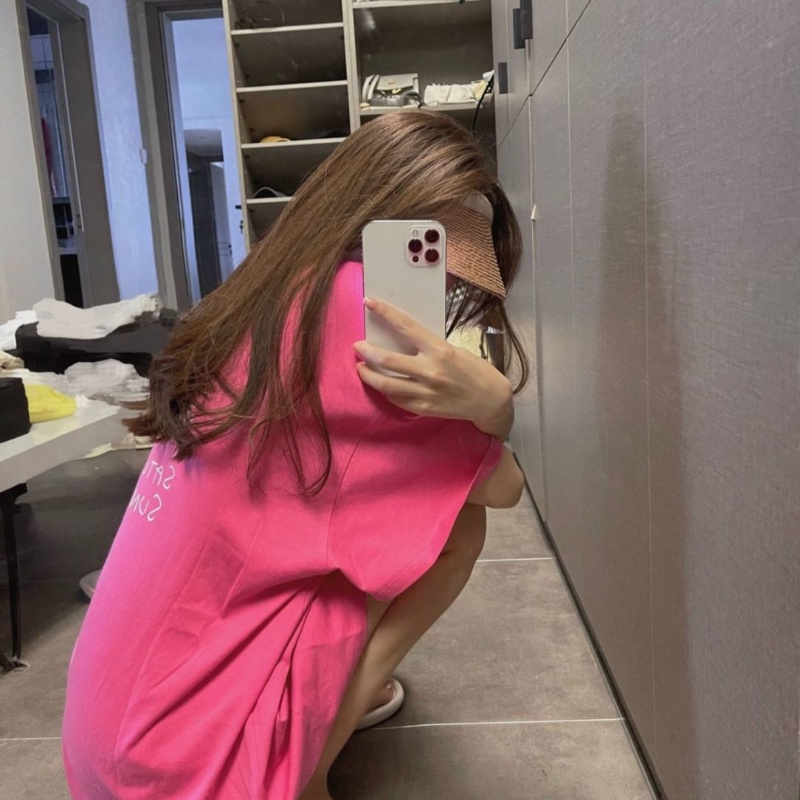 COZOK Áo Thun Ngắn Tay Dáng Rộng Thời Trang Hàn Quốc Cá Tính