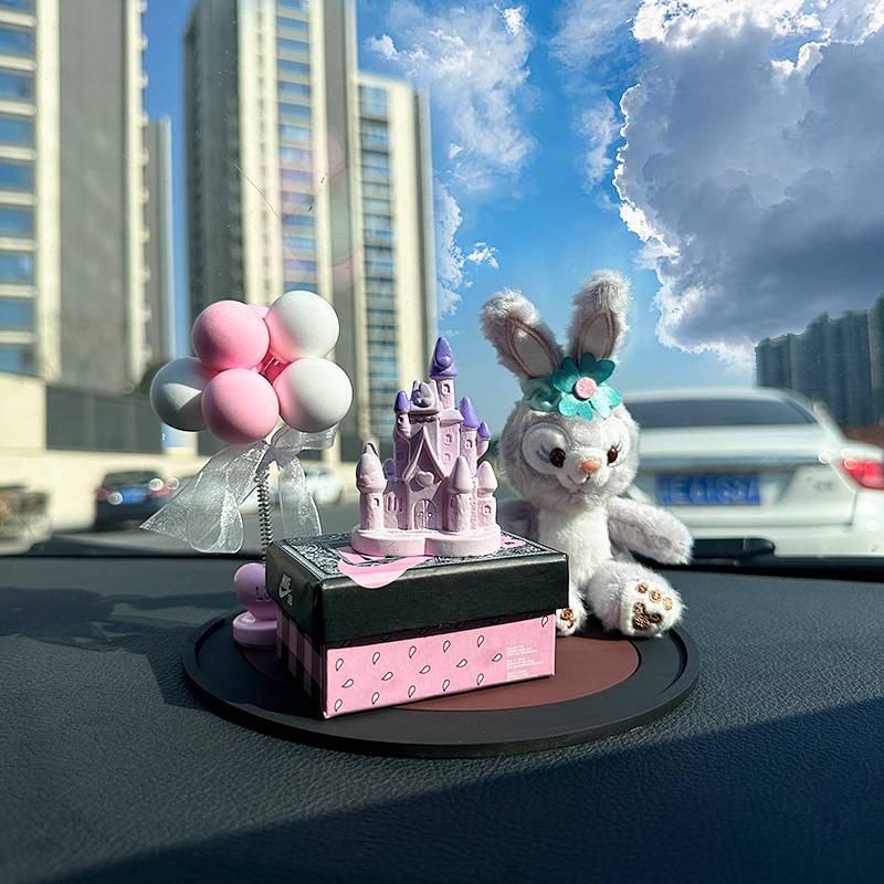 Stellalou Girls' Car Decoration Cute High-End Central Control Aromatherapy Car Decoration Crown Goddess Interior Decorations Gift DKSY