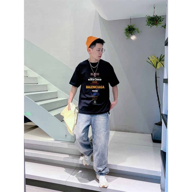 Áo Thun Tay Ngắn Thời Trang Mùa Hè Cho Nam Và Nữ