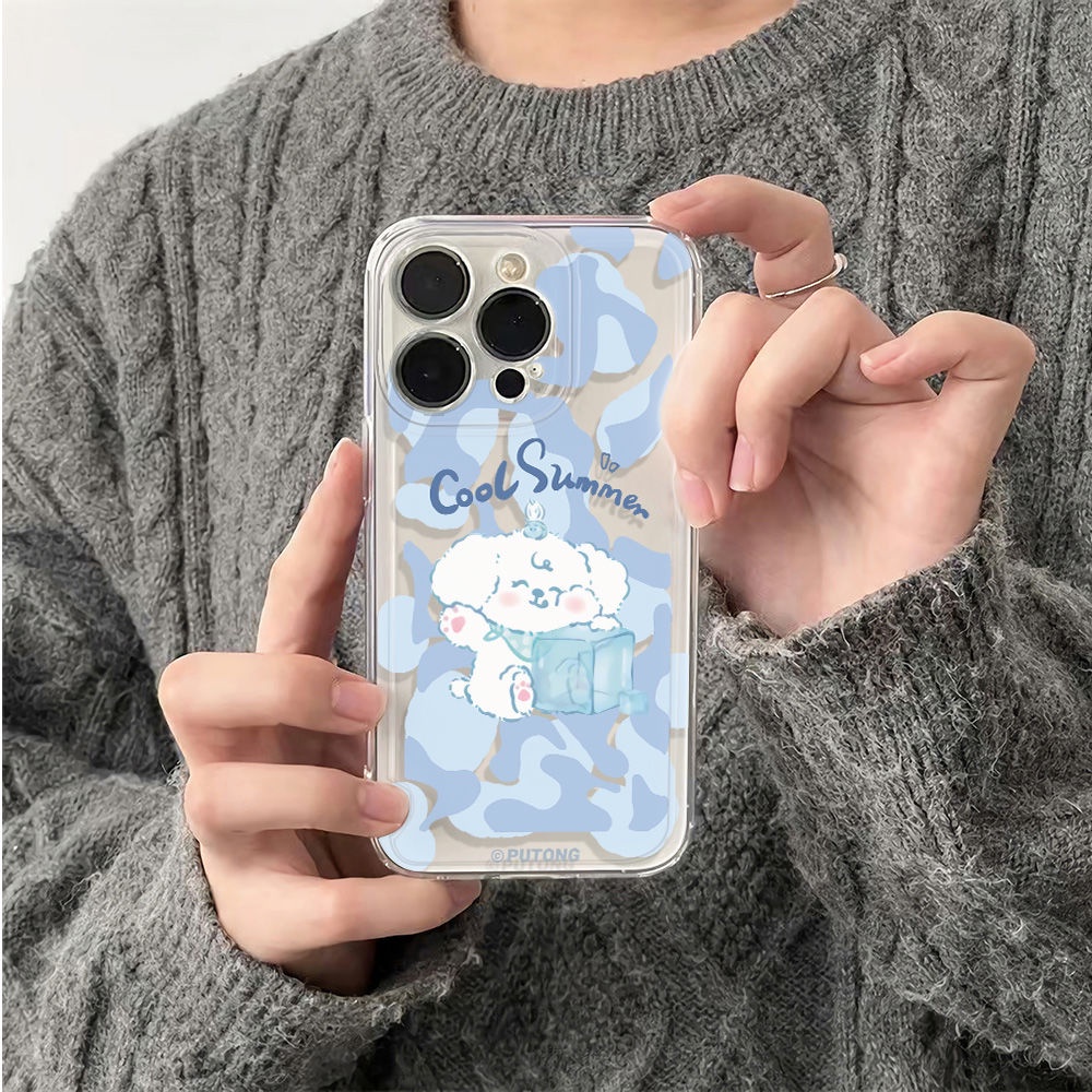 ✅Ốp Điện Thoại Dẻo Họa Tiết Cún Con Dễ Thương Chống Sốc Cho iPhone12 JW2U 786Inmaxplus13 1114pro