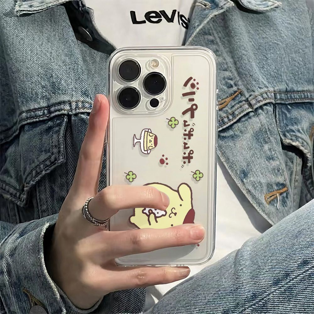 ✅Ốp Điện Thoại Dẻo Họa Tiết Chú Chó Pudding Đơn Giản Chống Sốc Cho iPhone12 13 78max11 14pro 6In Plus