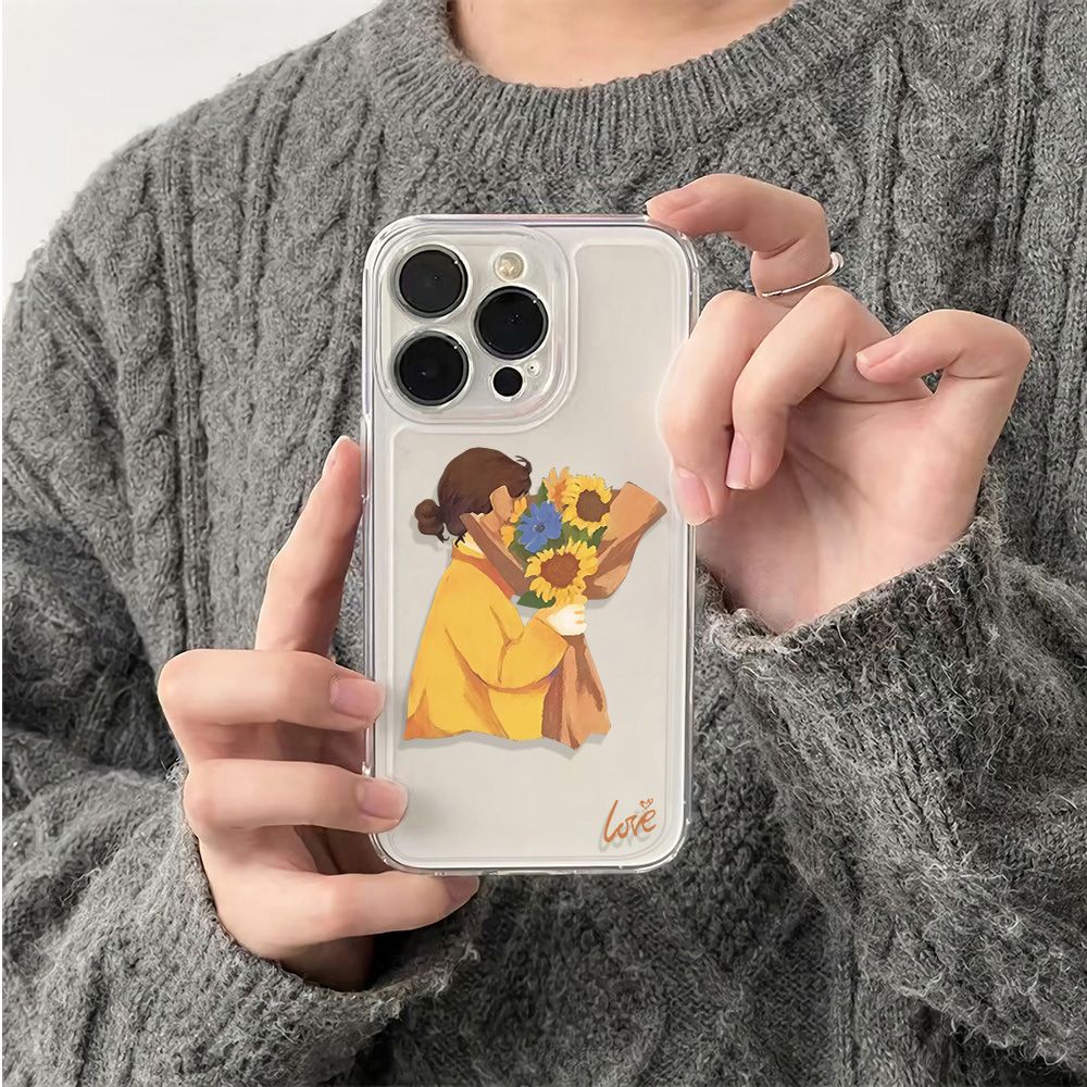 ✅Ốp Điện Thoại Mềm Chống Sốc Kiểu Dáng Đơn Giản Cho Iphone 1213 Max 6In 78 11 14 Pro EOC5