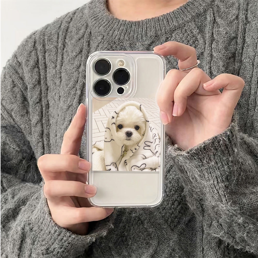 ✅Ốp Điện Thoại Mềm Chống Sốc In Hình Cún Dễ Thương Cho Iphone 7813plus 12Max 11 6In14Pro