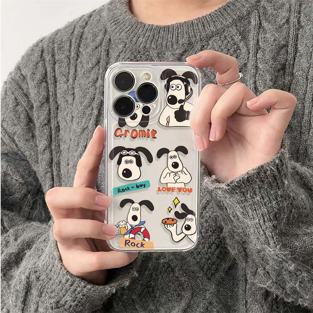 ✅Ốp Điện Thoại Mềm Bảo Vệ Toàn Diện Chống Sốc Họa Tiết Cún Dễ Thương Dành Cho Iphone 1378 11I 12 6I Plus 14 Pro