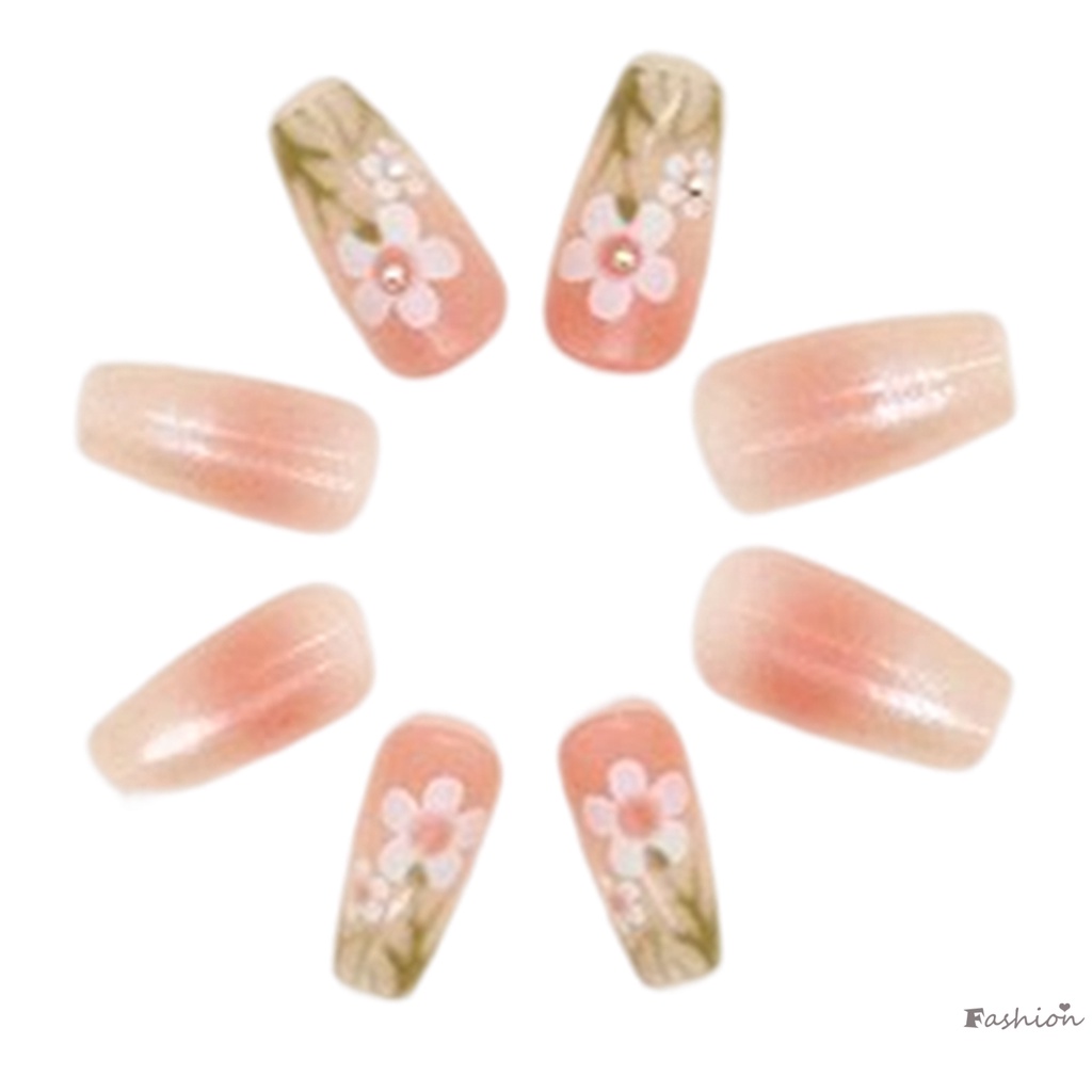 Bộ Móng Tay Giả Họa Tiết Mắt Mèo Độc Đáo Phong Cách Pháp