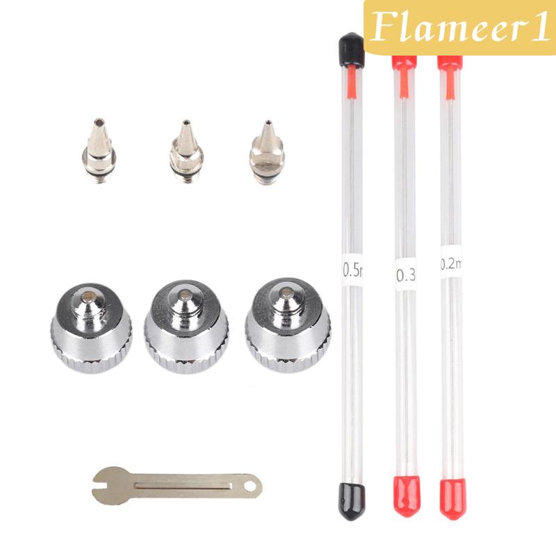 Set 1 / 10 Vòi Phun Khí Nhỏ Kèm Cờ Lê Dùng Làm Đồ Thủ Công