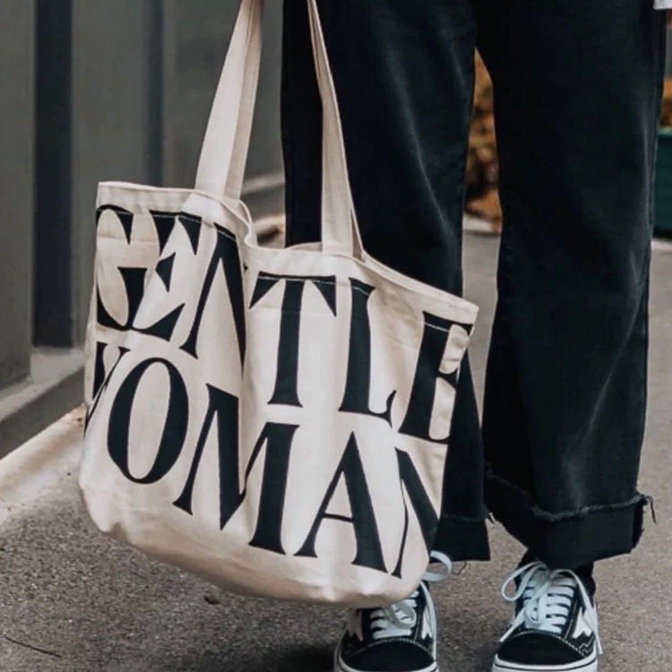 Túi Đeo Chéo Vai Bằng Vải Canvas Michimini Dễ Thương Dành Cho Nữ