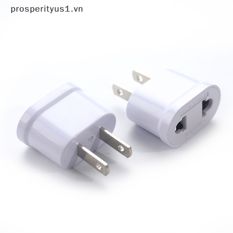 Phích Cắm Chuyển Đổi US Plug Sang EU Đa Năng Tiện Dụng prosperityus1