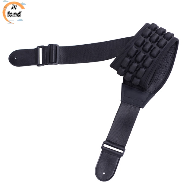 [IS] Dây Đai Đệm Khí Dày Dặn Bằng Da Hai Mặt Dùng Để Mát Xa Cho Đàn Guitar