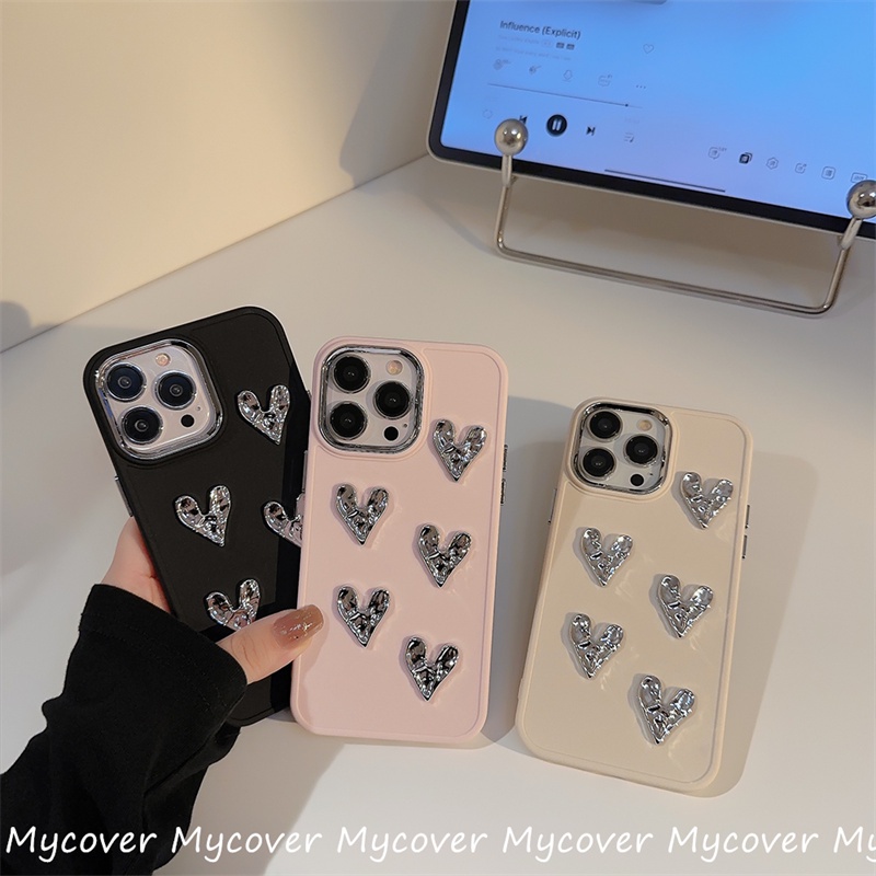 Ốp Điện Thoại Silicon TPU Mềm Trong Suốt Chống Sốc Mạ Điện 3D Cho iPhone 14 13 12 11 Pro Max 8 7 Plus X XR Xs Max SE 2020