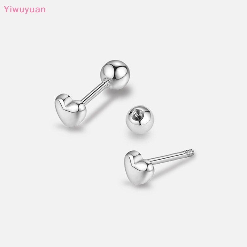 1 Đôi Khuyên Tai Hình Trái Tim Xoắn Ốc Cho Nữ