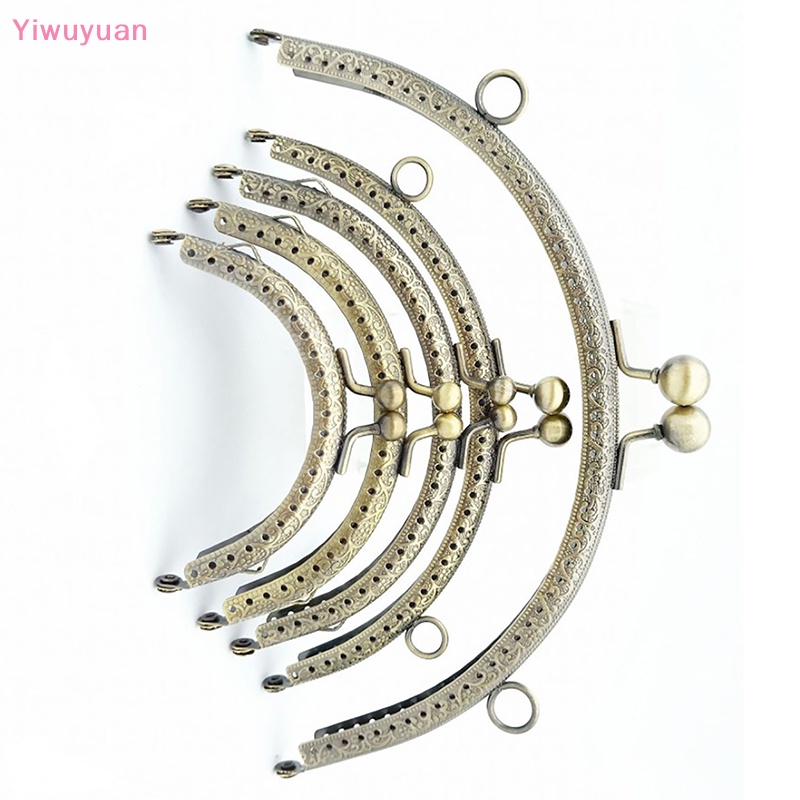 Khung Khóa Túi Xách Bằng Kim Loại 8.5 / 10.5 / 12.5 / 15 / 20.5cm DIY Mới