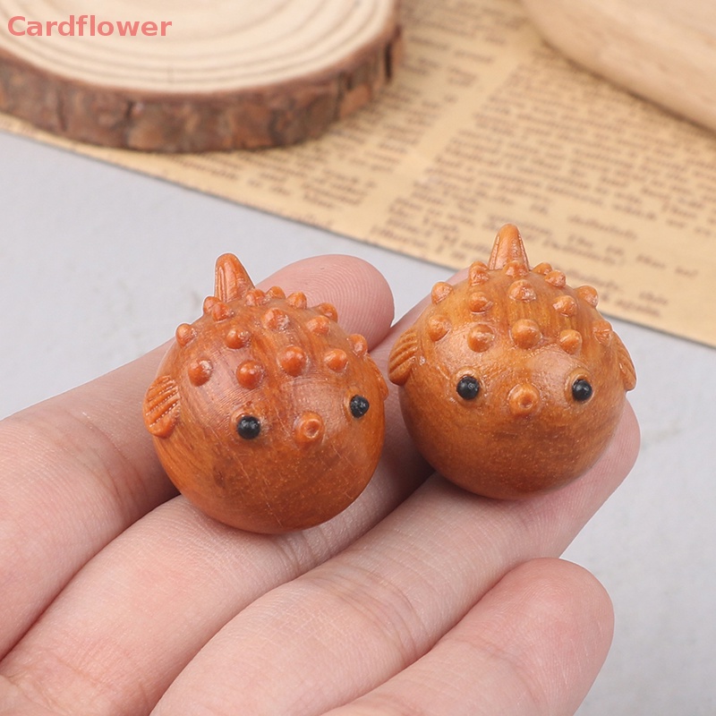 < Cardflower > Móc Chìa Khóa Khắc Hình Động Vật Đáng Yêu Trang Trí Thủ Công DIY Mới