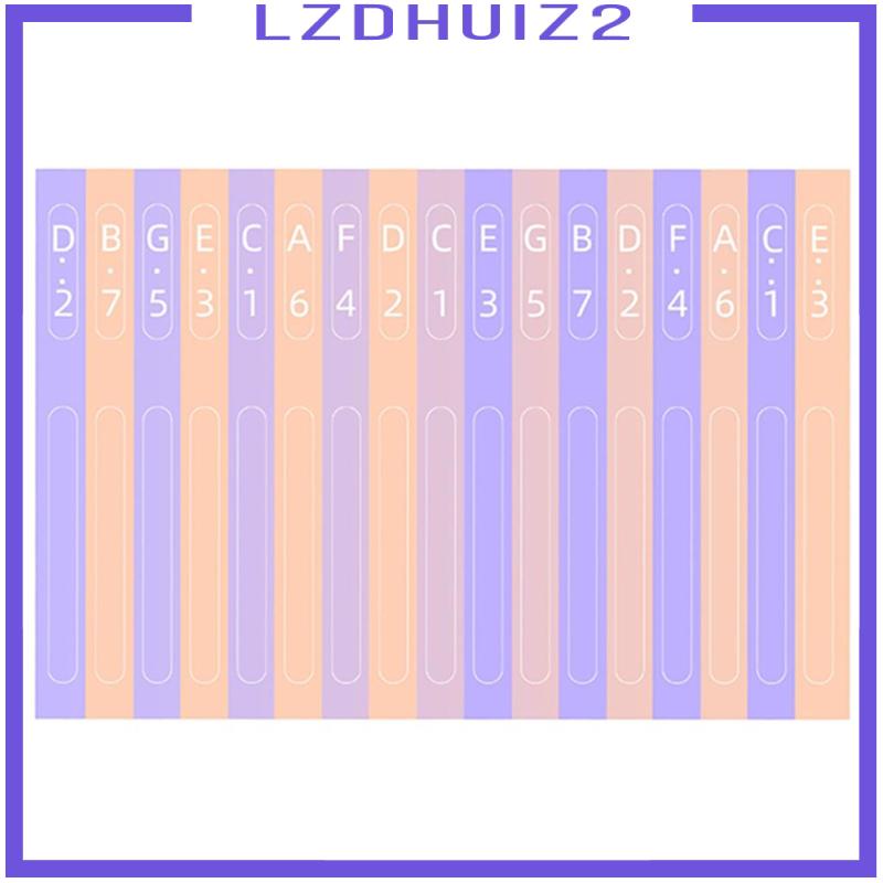 Miếng Dán Ghi Chú Hình Cân Đàn Piano Cho Học Sinh