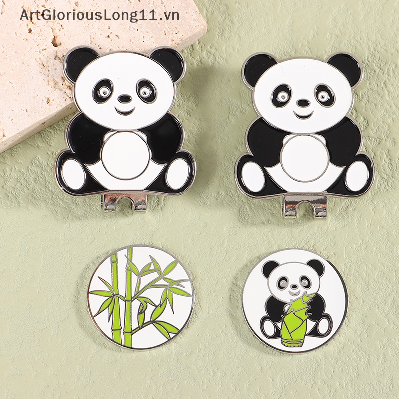 Dụng Cụ Đánh Dấu Bóng Golf Từ Tính Bằng Hợp Kim Hình Gấu Trúc