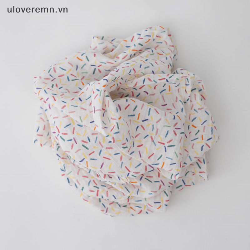Chăn Quấn Bé Sơ Sinh Bằng Cotton Phong Cách Muslin