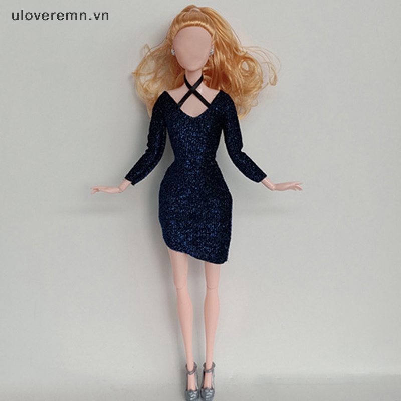 Bộ Quần Áo Búp Bê Barbie Kiểu Công Chúa Dễ Thương Cho Bé Gái