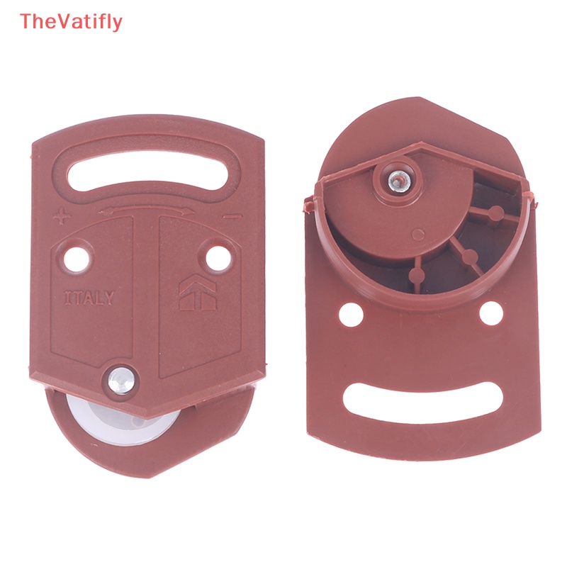 Bộ 2 Cặp Bánh Xe Ròng Rọc Đơn Bằng ABS Phong Cách Cổ Điển Cho Nội Thất Tủ Và Tủ Chén