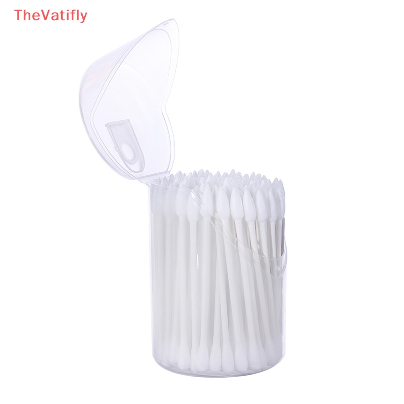 Bộ 100 Tăm Bông Cotton Hai Đầu Dùng Để Vệ Sinh Xe Hơi