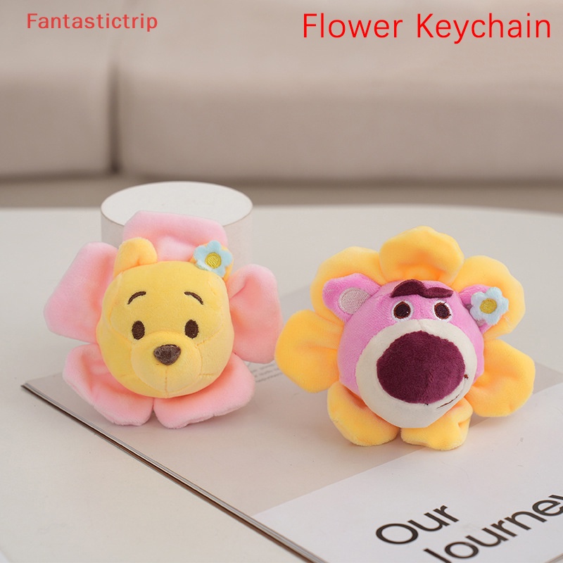 Móc Khóa Hình Hoa Hướng Dương Nhồi Bông Xinh Xắn Mới
