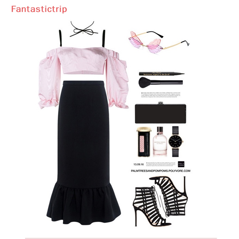 1 Kính Mát Không Gọng Hình Chuồn Chuồn Nhiều Màu Sắc Thời Trang Cho Nữ