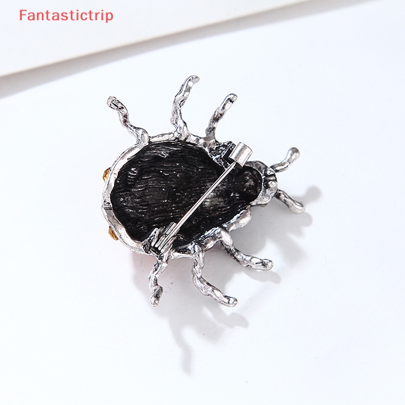 Ghim Cài Áo Hình Bọ Cánh Cứng Tráng Men Phong Cách Vintage Thời Trang Cho Nữ