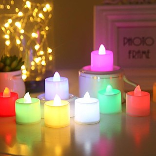 Nến điện tử LED mini kèm sẵn pin trang trí