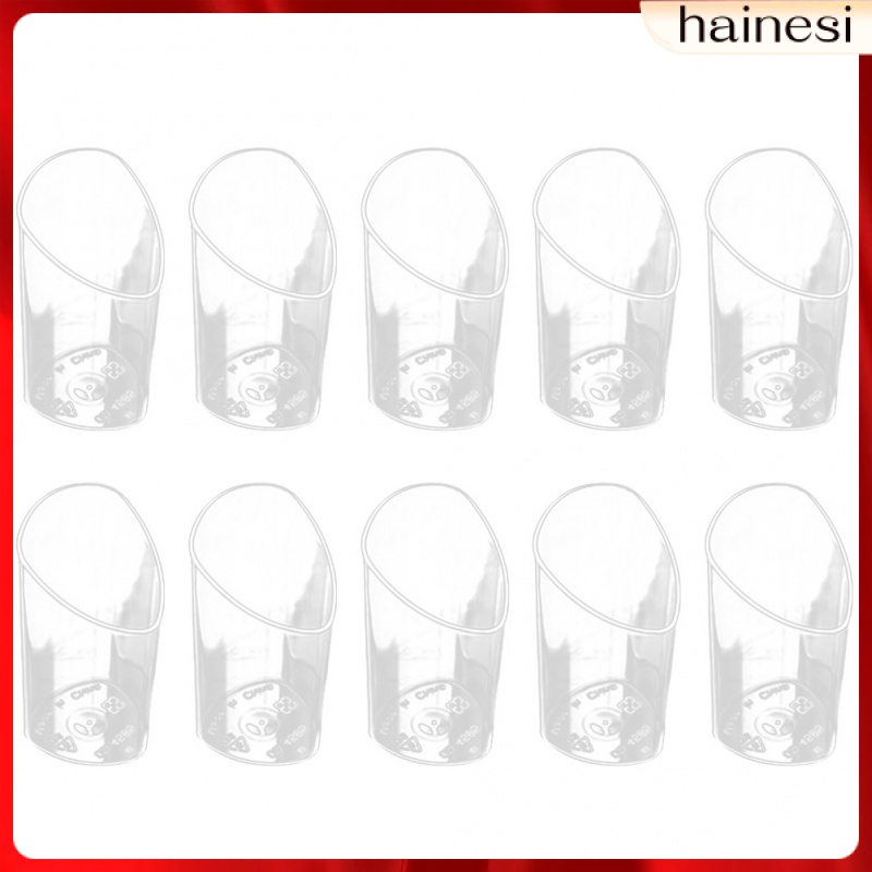 Set 20 Cốc Nhựa Trong Suốt Có Nắp Đậy Đựng Bánh Mousse
